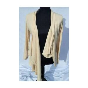 Urban Coco Cream Long Sleeve Shirt Women's XL NWT